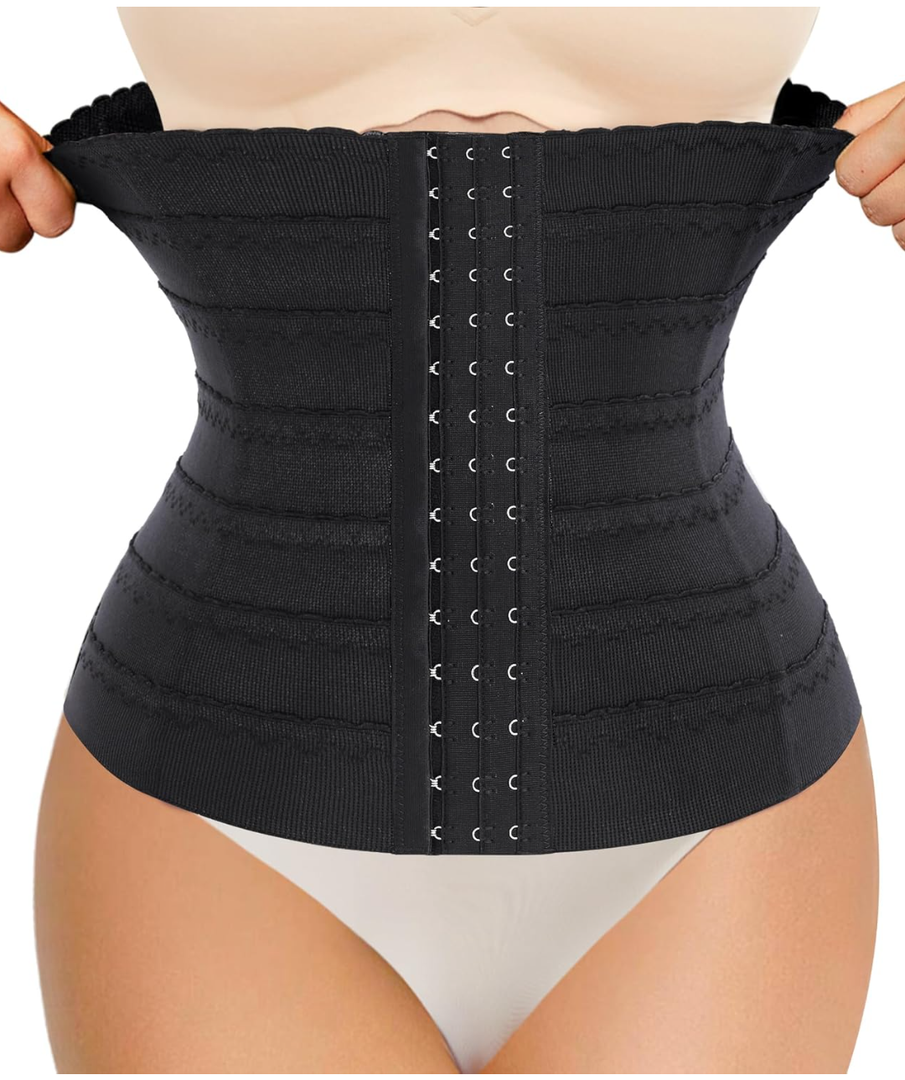 Nebility Waist Cincher Shapewear Tummy Control Plus Size Waist Trainers for Women Belly Trimmer Body Shaper Corset Girdle, Size XL