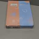 deweisn Folding Lighted Makeup Mirror with 72 LEDs 3 Colors Light Modes USB Rechargable 1800mA Batteries Portable Ultra Thin Compact Vanity Mirror Dimmable Travel Mirror (White)