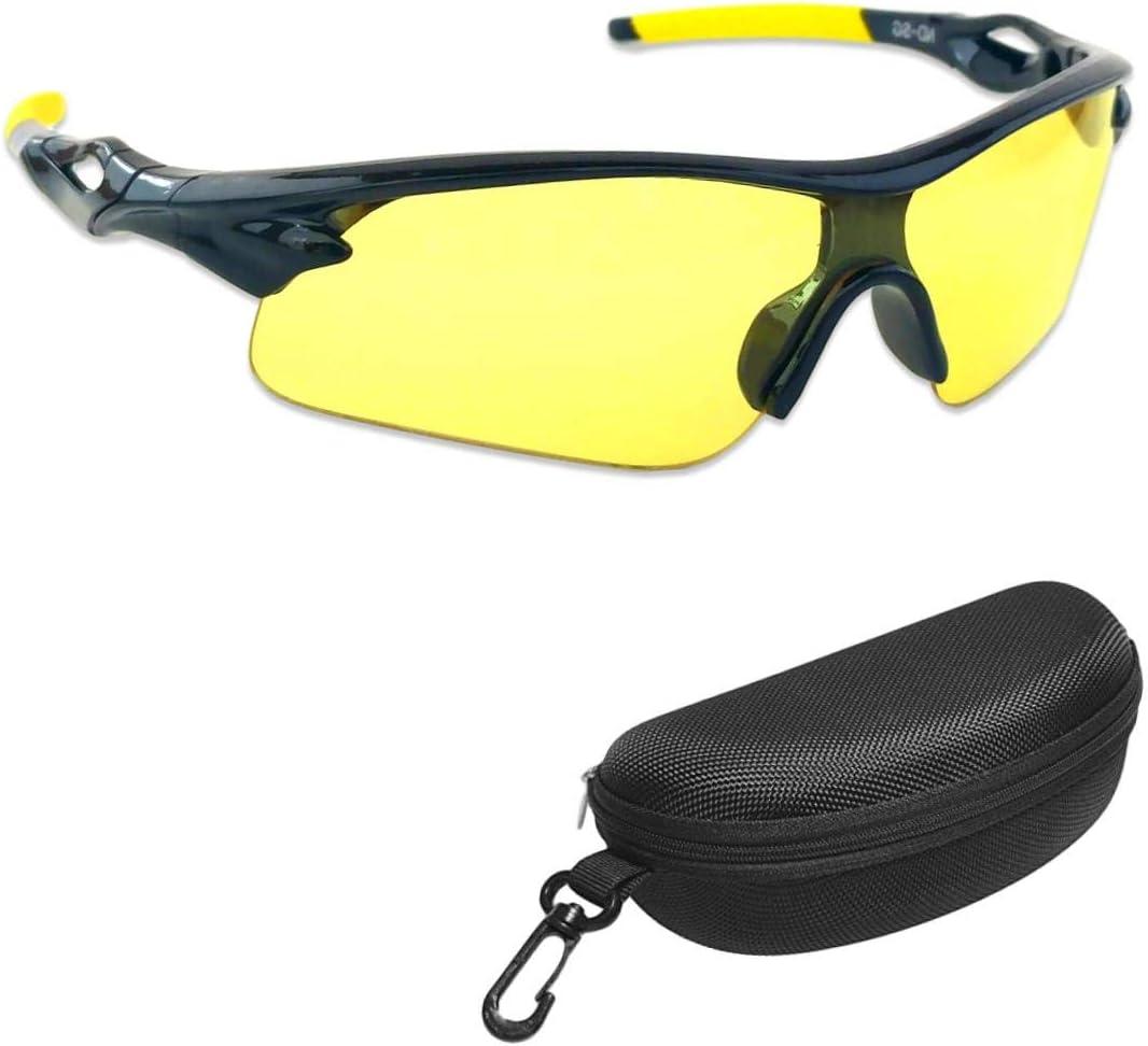 iLumen8 BEST Shooting Glasses UV Blacklight Yellow Vision Safety Eye protection (1 Pair)