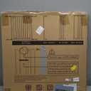 InnoTruth 29.540.75" Baby Gate for Stairs, 30" Tall Dog Gates for Doorways & Hallways, Safety Gate for Kids & Pets, Pressure-Mounted Walk-Through with Dual Lock & 2-Way Swing, White