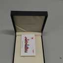 Classic Black Lacquer Lighter, L2 Metal Lighters, Ping Sound, Adjustable Soft Flame, Refillable, Men Gift