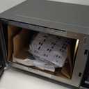 Toshiba Air Fryer Combo 4-in-1 Countertop Microwave Oven, Smart Sensor, Convection, Mute Function, Position Memory 13.6" Turntable, 1.5 Cu Ft, 1000W, Silver, ML-EC42P(SS)