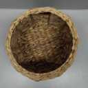 Cabilock Handwoven Hyacinth Planter Basket, Natural Woven Rattan Storage Basket for Small Plants, Eco-Friendly Indoor & Outdoor Decorative Pot Cover for Farmhouse, Boho Home Decor