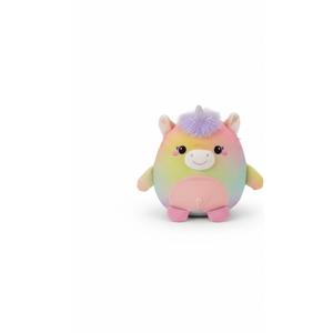 Squishmallows Original 12-Inch Delenne The Rainbow Tie-Dye Dog with Party Hat - Official Jazwares “Happy Birthday” Plush (Medium-Sized