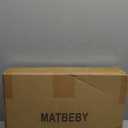 MATBEBY Twin Size Mattress Pad - Cooling Breathable Mattress Topper, Quilted Fitted Mattress Protector, Pillow Top Mattress Cover with 8-21" Deep Pocket, Soft, Machine Washable, White, 39x75 Inches