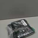 Ziciner Genuine Leather Steering Wheel Cover, Stitch on Wrap, Breathable Anti-Slip Car Steering Wheel Protector for Max Diameter 15 Inch, DIY Sewing with Needles Thread (Black, Middle Hole)