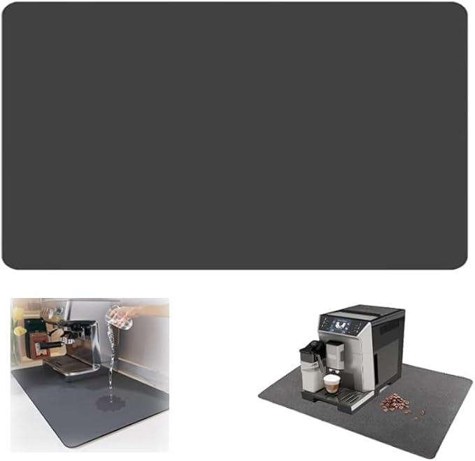 20"x24" Mat for Coffee Machines, Coffee Machine Mat, Suitable for Dishwashing and Drying Mats, Coffee Machines, Drying Mats, Dog Bowl Mats, Cat Bowl Mats
