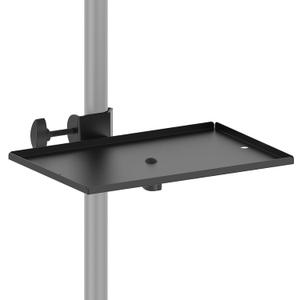 Microphone Stand Tray Clamp On Mic Stand Rack Tray Holder, Music Stand for Music Sheet for Stage, Live Streaming, Recording