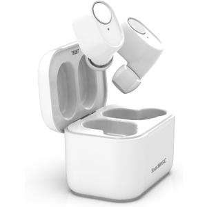 SoundMAGIC T60BT True Wireless Earphones in Ear Bluetooth Headphones with Microphone HiFi Stereo Sports Earbuds Waterproof White