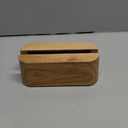 COREMINDED Adjustable Vertical Laptop Stand for Desk, Wooden Laptop Holder, MacBook Pro Stand, Wood Mac Air Dock (Solid Oak)