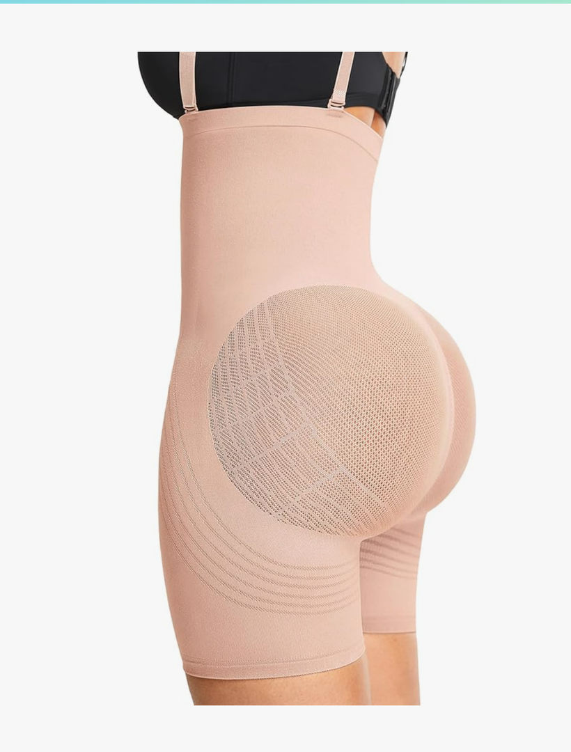 Lover-Beauty Women's Butt Lifting Shapewear Tummy Control Removeable Strapless Faja Body Shaper Size X-Small-Small