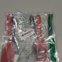 Mini Silicone Brownie Serving Spatula Set Flexible Non Stick Serve Turner Heat Resistant Cooking Spatula for Flip Eggs Crepe Steak Pizza Kitchen Utensil (Red, Black)