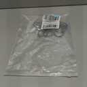 Ivilon Drapery Eyelet Curtain Rings - 1.7" Ring Loop for Hook Pins, Set of 14 - Black