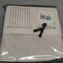 100% Blackout Shield Linen Blackout Curtains for Bedroom 108 Inches Long, Back Tab/Rod Pocket Living Room Drapes, Thermal Insulated Blackout Curtains 2 Panels Set, 50" W x 108" L,Cream