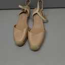 DREAM PAIRS Women's Closed Toe Elastic Ankle Strap Espadrilles Wedge Sandals Size 11