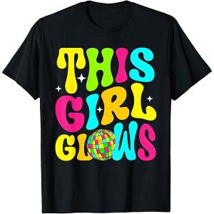 This Girl Glows T-Shirt, Large