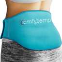 Comfytemp Back Ice Pack for Lower Back Pain Relief Product, Reusable Gel Lumbar Wrap for Sciatica Injury, Hot Cold Compress Brace for Herniated Disc, Waist Surgery Recovery Must Have - Blue