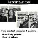 Yarcooly Juneteenth Decorations Juneteenth Poster Pan African American Black History Month Bulletin Board Decorations and Supplies for Party