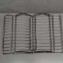 P&P CHEF Cooling Rack Set of 2, 2-Tier Stackable Stainless Steel Wire Racks for Baking Cooking Cooling Roasting, Collapsible & Heavy Duty, Oven Safe & Easy Clean, 15" x 10", Silver