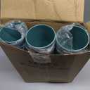 24 Pcs Unbreakable Plastic Cups Set, 20 oz Reusable Plastic Cups, Stackable Water Tumblers, Drinking Cup for Kitchen, Outdoor, BPA-free, Dishwasher Refrigerator and Microwave Safe, Dark Green