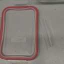 Pyrex Freshlock (4-Pack) Mixed Sized Glass Food Storage Containers Set, Airtight & Leakproof Plastic Locking Lids BPA-Free, Meal Prep Containers Set, Freezer Dishwasher Microwave Safe