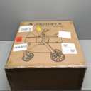 Baby Stroller, 2 in 1 Newborn Stroller Convertible Bassinet for Infant Toddler Pram with Footmuff (Black)