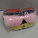 Bencailor 8 Pcs Sleep Mask for Side Sleeper 3D Eye Masks for Sleeping Blackout Eye Cover Shade Night Blindfold with Adjustable Strap for Women Men Sleeping Game Gifts(Medium,Solid Color)