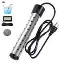 Immersion Water Heater,Anti-scalding Bucket Heater with Stainless Steel Guard Heat 5 Gallons of Water in Minutes,Electric Pool Water Heater for Above Ground Pool Bathtub,Camping