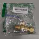 Eastman 1/2 Inch Compression Heavy Duty Full Port Ball Valve, Brass Plumbing Fitting, 20096LF