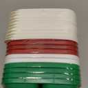 Honeydak 10 Pack Snack Container 4 Compartment Reusable Bento Snack Boxes Divided Lunchable Containers with Lids Meal Prep Lunch Food Storage Boxes for School Work Travel(Christmas Color)