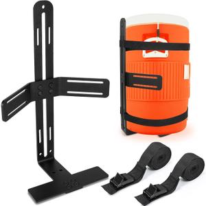 5 Gallon Bucket Holder, Steel Water Cooler Mount Rack,5 Gallon Water Cooler Bucket Holder for Trailer,Truck,RV, Cart, UTV, Mower