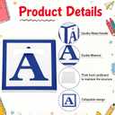 Novabright 6 Pack 11 Inch Abc123 Fabric Storage Cubes Decor Collapsible Organizer Bins Classroom Must Have Cubby Basket Bins Back to School Treasure Prize Box Organization for Home Office Classroom