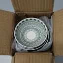 Howise Set of 6 Deep Soy Sauce Dishes, 3.7 inch Ceramic Dipping Bowls 4 oz Small Dip Bowls Sauce cups for Condiment Sushi Bowl, Mini Bowl for Side Dish, Ketchup, Soy Appetizer Plates