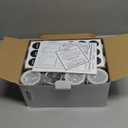 Talented Kitchen Magnetic Spice Jars - 3 oz, Stainless Steel, 24-Pack - Spice Tins with Sift & Pour Lids & Fridge Magnets for Kitchen Organization