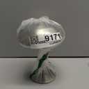 Portable LED Mushroom Table Lamp, Cordless Desk Night Light with 5200mAh Rechargeable Battery, Stepless Dimming Small Lamp with 3 Colors and Brightness Control for Bedroom/Bar/Coffee shop (Silver)