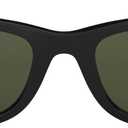 Ray-Ban RB2140 Original Wayfarer Square Sunglasses (54 mm, Black/G-15 Green)