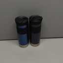 Contigo SNAPSEAL Insulated Stainless Steel Travel Mug with Grip 20oz. Blue Corn Transparent Satin & Midnight Berry