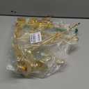 Urban Deco 16PK Gold Table Number Holders Place Card Holders 12 Inch Table Card Holders Steel Card Holders for Photos, Food Signs, Memo Notes, Weddings, Restaurants, Birthdays