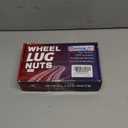 M12x1.25 Lug Nuts with Mag Flat Seat 20 pcs 13/16" 21mm Hex 1.5in Chrome Compatible with Q70 Q45 Q50 G37 I30 350Z 370Z 200SX