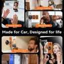 Pro Vacuum Magnetic Car Phone Holder for Magsafe 98+ LBS Strong Suction Cup Phone Mount for Car Dashboard Windshield Screen 360 Adjustable & Foldable Cell Phone Car Mount for iPhone & Android