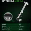 Front Left Driver Side Power Window Regulator with Motor for:-Honda CRV 2007 2008 2009 2010 2011, for CR-V 07 08 09 10 11, with 6 Pins OE# 748-160 72250-SWA-A01 WL44173 88182 660304