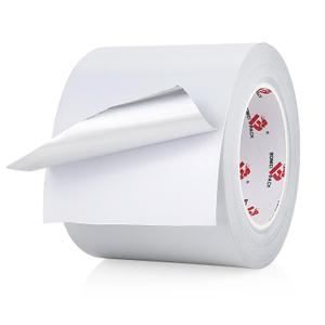BOMEI PACK Aluminum Foil Tape 4 Inch x 55 Yards,Light Grey Foil Tape,Heavy Duty HVAC Tape,Lime White Metal Duct Tape Aluminum Foil Tape for Ductwork, Metal Repair, HVAC, Air Ducts, Insulation