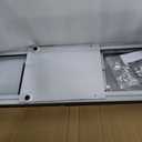 Cat Dog Door Insert for Sliding Patio Door - Easy to Install for Rentals and Apartments with Lockable Weather Proof Panel - Adjustable Height 76.38" to 81.1" Black