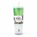 Manna™ Axel™ Plastic Tumbler & Straw Set - Green, 24 oz