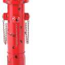 24" H Metal Fire Hydrant for Dogs to Pee On, Vintage Mid & Large Dog Fire Hydrant Pee Post for Outdoor Decor