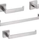 TURS Bathroom Hardware Set Brushed Towel Bar Set Stainless Steel Bathroom Accessories Towel Holder Sets Wall Mounted
