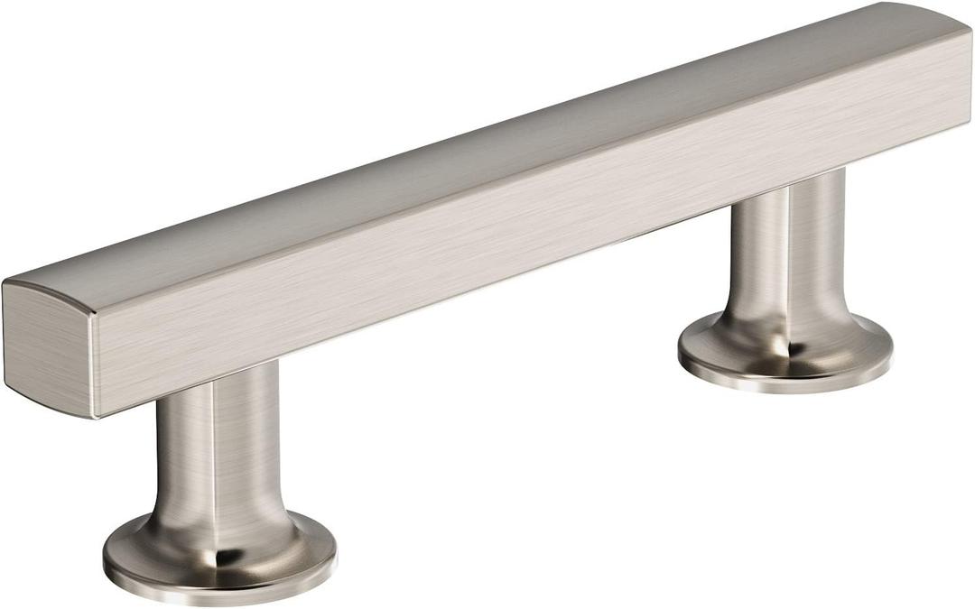 Amerock Corp BP37103G10 Everett Pull, 3 in (76 mm) Center-to-Center, Satin Nickel