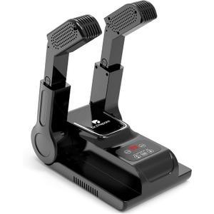 DR.PREPARE Boot Dryer Shoe Dryer, Glove & Boot Warmer with Heat Blower, Portable Adjustable Rack and Timer, Folding Design & Quick Drying for Shoes, Gloves, Hats, Socks, Ski Boots