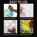 6 Sheets Cute Gingerbread Window Clings Christmas Window Clings for Glass Windows Electrostatic Gingerbread Stickers Sided Visible Design for Christmas Windows Decorations