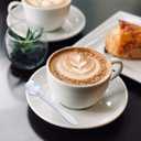 Maitys 16 Pieces Stainless Steel Flower Coffee Spoon Dessert Sugar Ice Cream Stirring Tea Spoon Set for Tableware Kitchen, Cafe or Bar(Silvery)